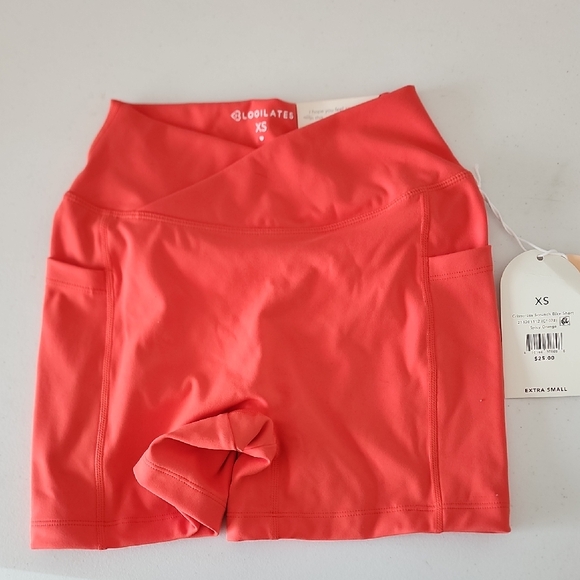 Blogilates Pants - Blogilates Women's Athletic Shorts - Coral